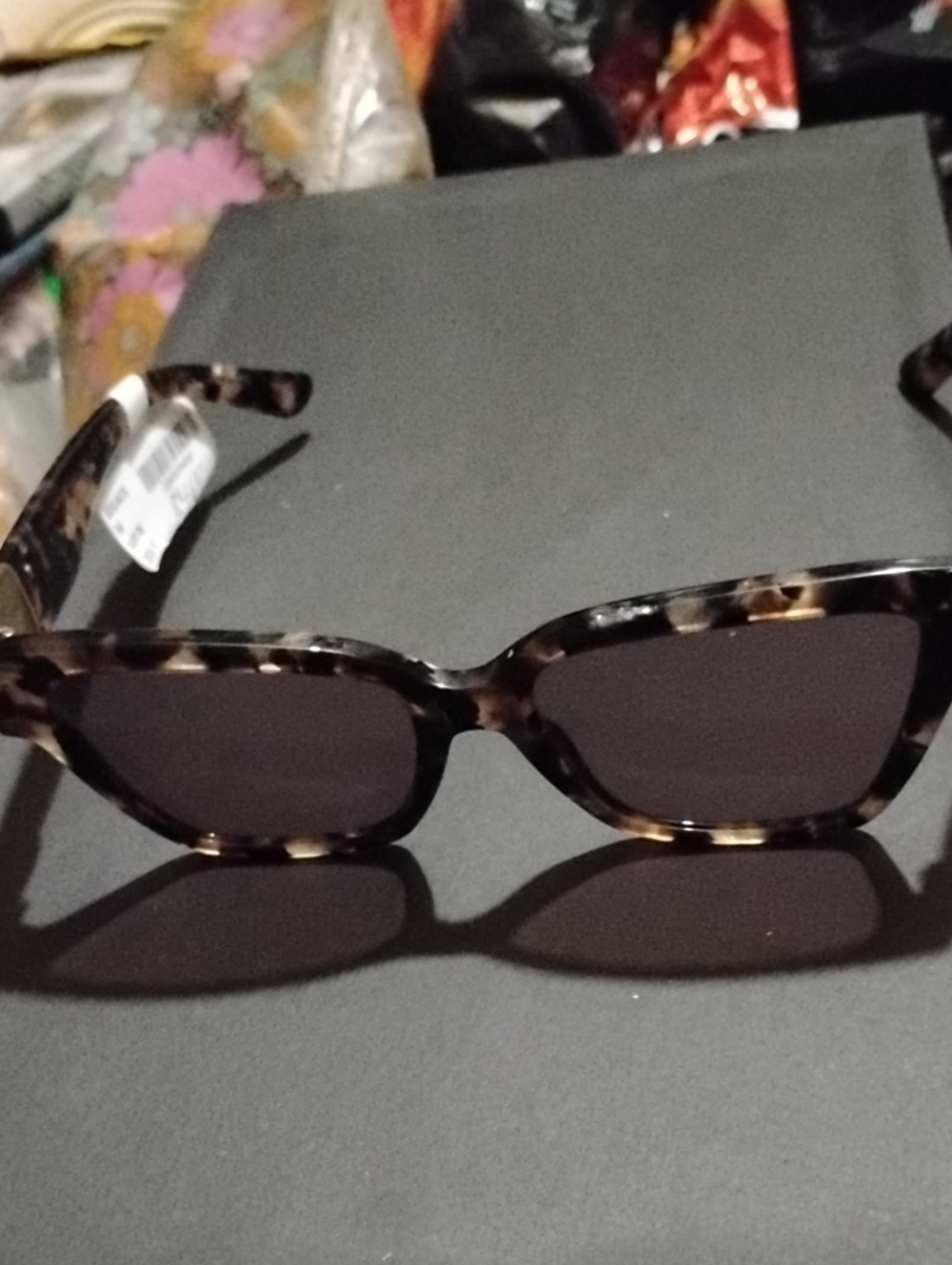 Tortoiseshell Square Women's Sunglasses - Black Lenses Dolce & Gabbana 4470